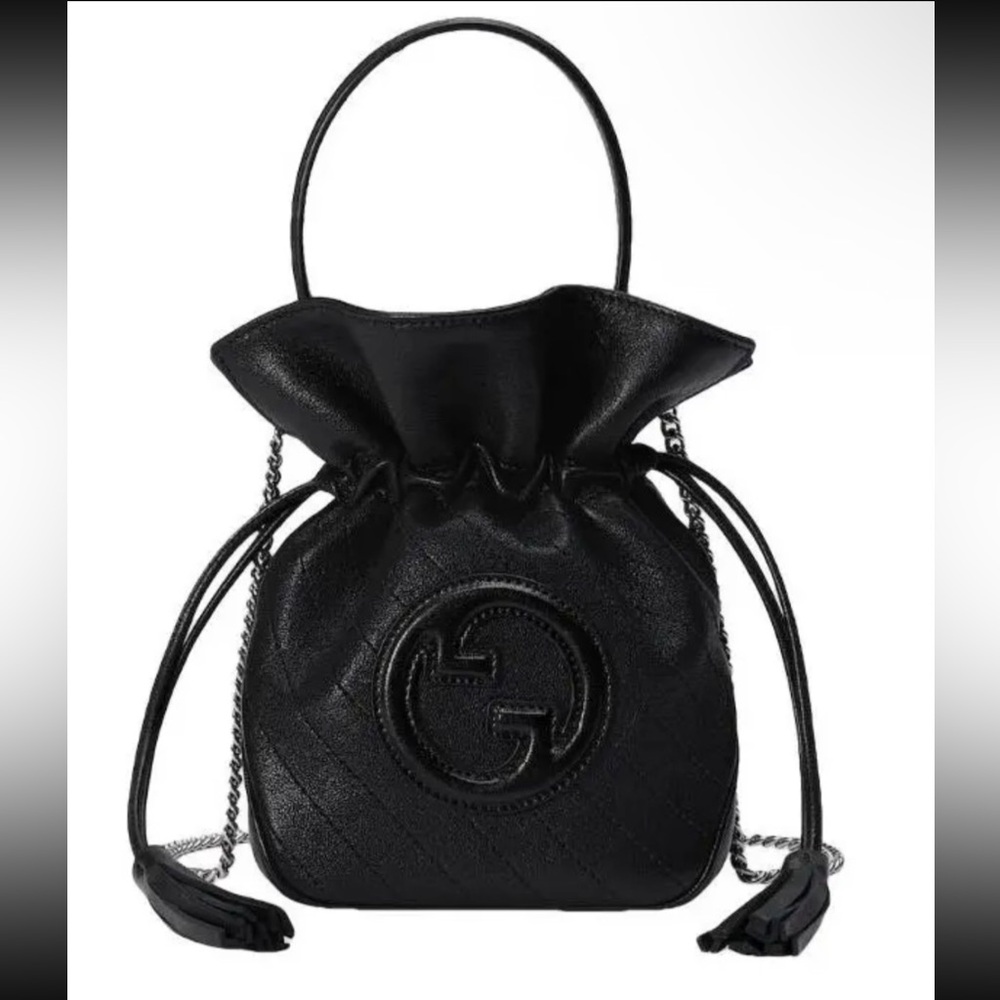 Gucci Black Mini Drawstring Bag